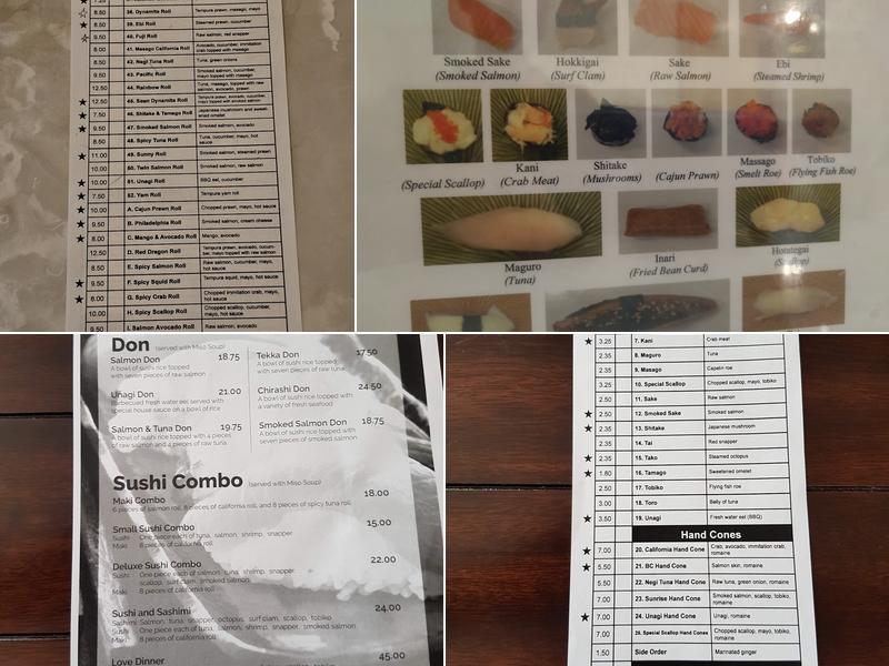 Sushi Miso Menu