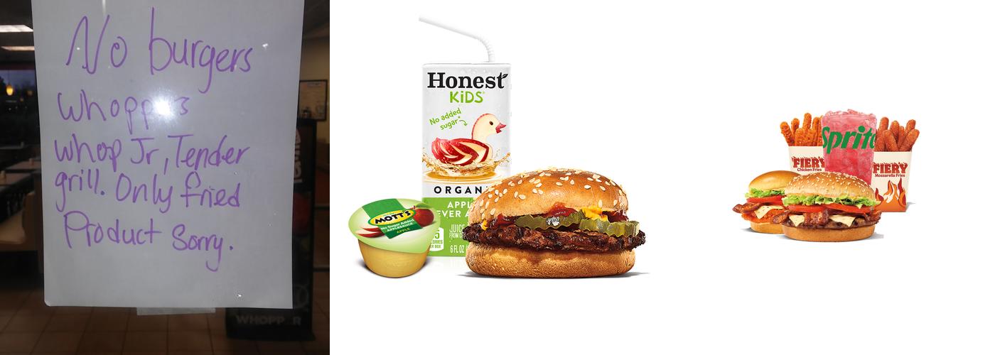 Burger King Menu
