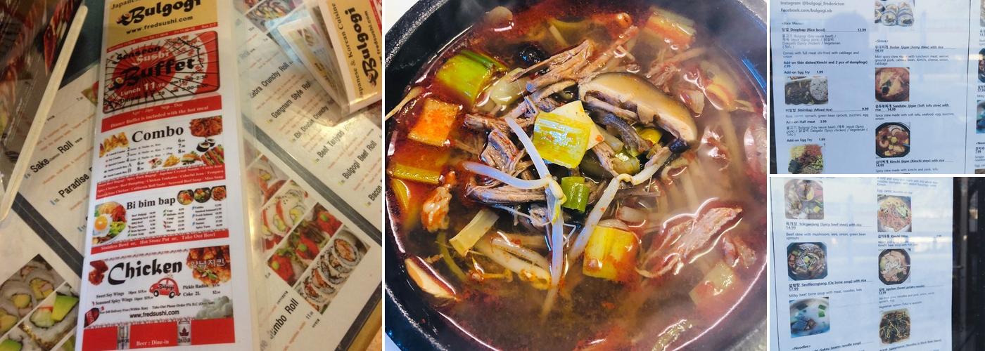 Bulgogi Menu