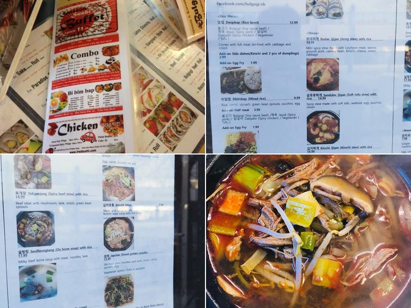 Bulgogi Menu