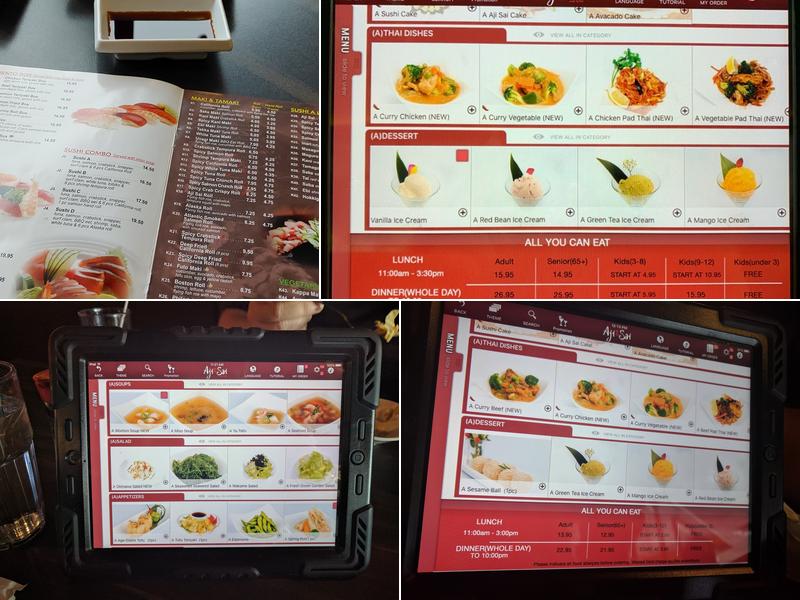 Aji Sai Menu