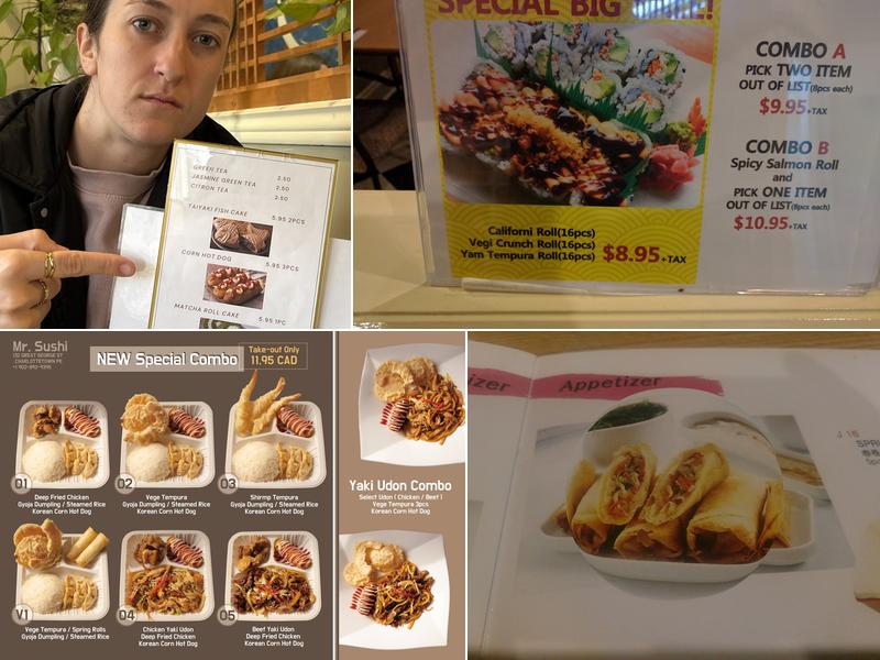 Mr Sushi Menu