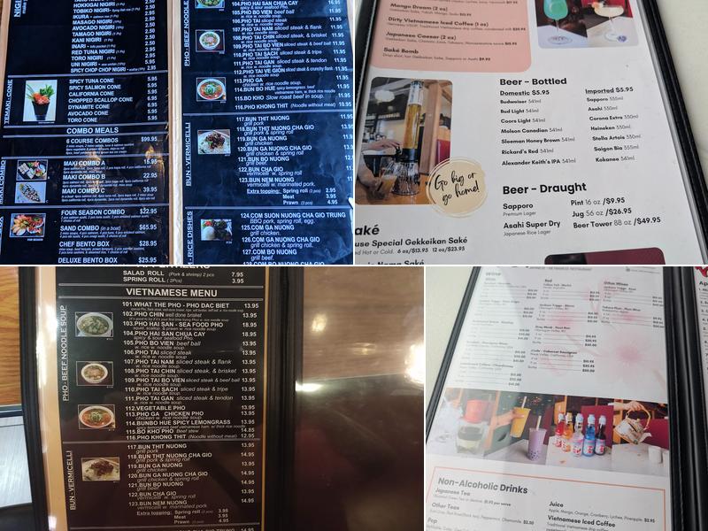 Volcano Restaurant Menu