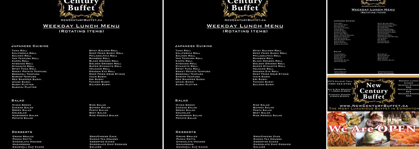 Chinese Hot Pot Buffet ( 重慶火鍋 ） Menu