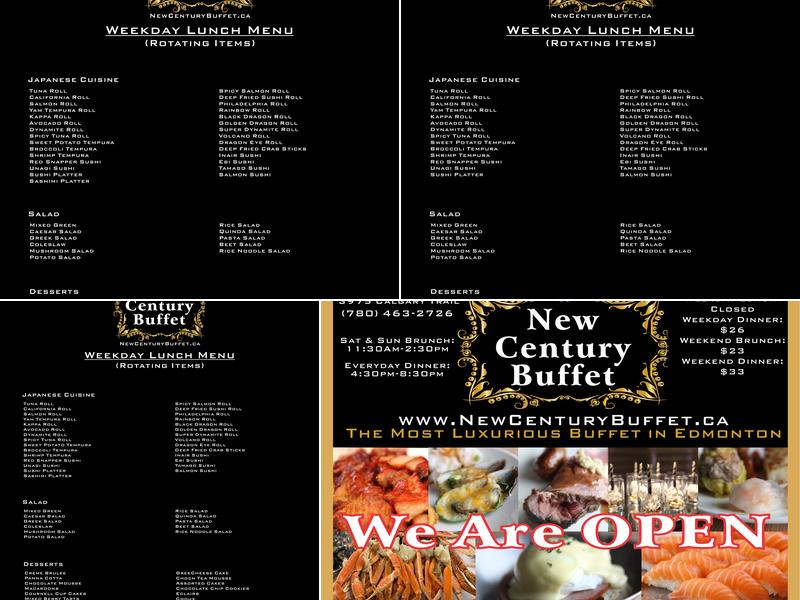 Chinese Hot Pot Buffet ( 重慶火鍋 ） Menu