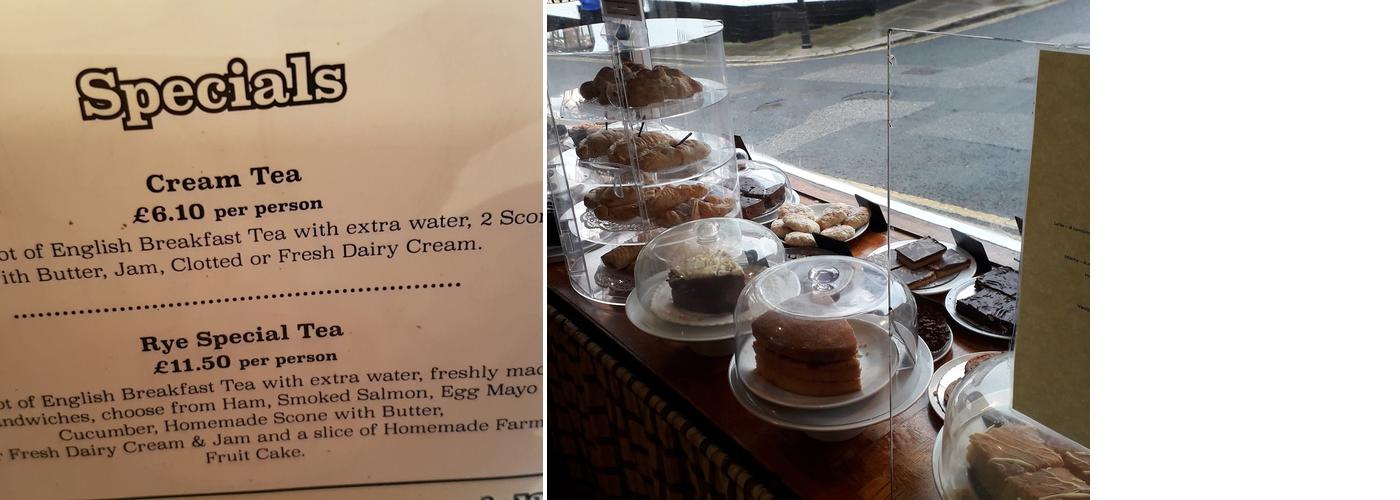 Simon The Pieman Menu