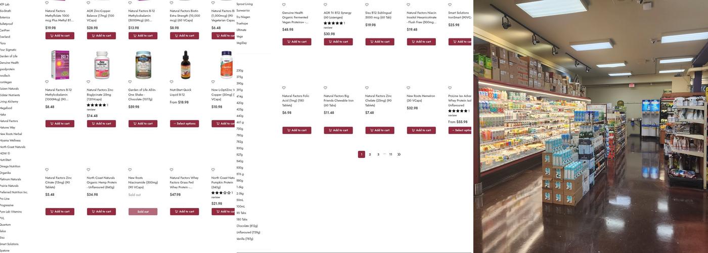 Lifestyle Markets Menu