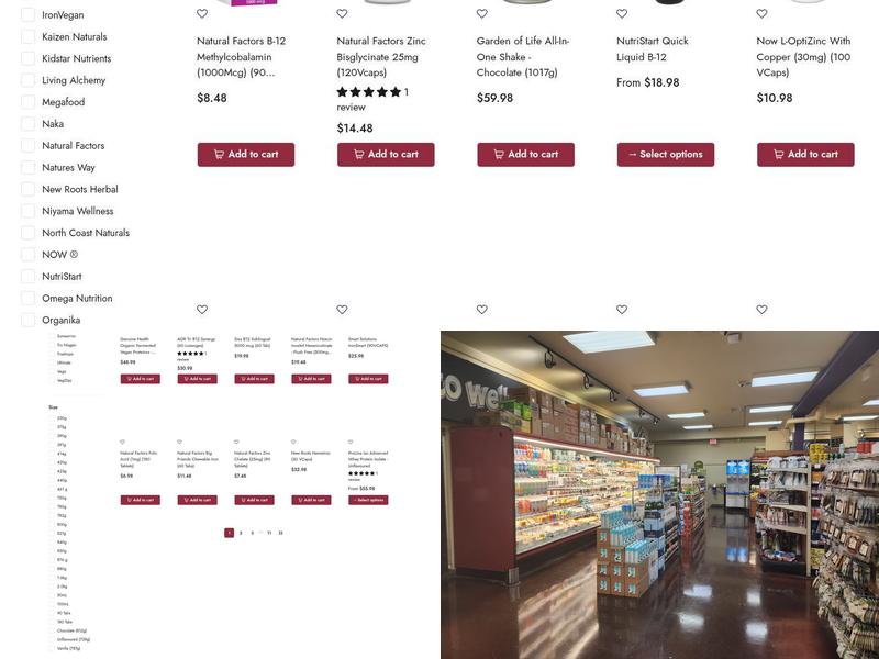 Lifestyle Markets Menu