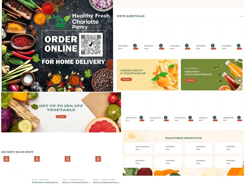 Charlotte Pantry Menu