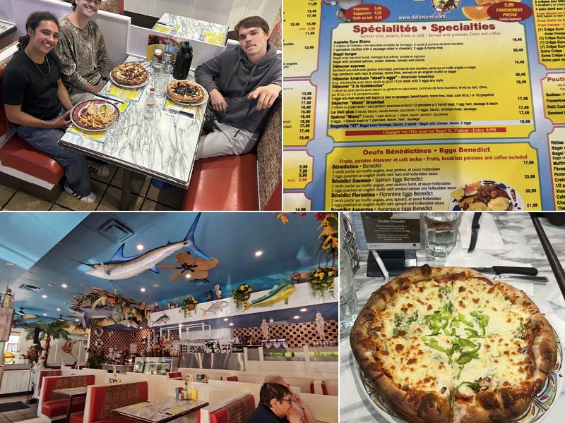 Restaurant Miami Déli Menu