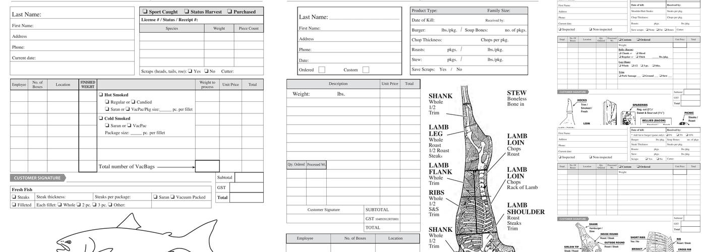 The Sausage Factory Menu