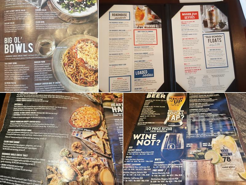 Kelseys Original Roadhouse Menu