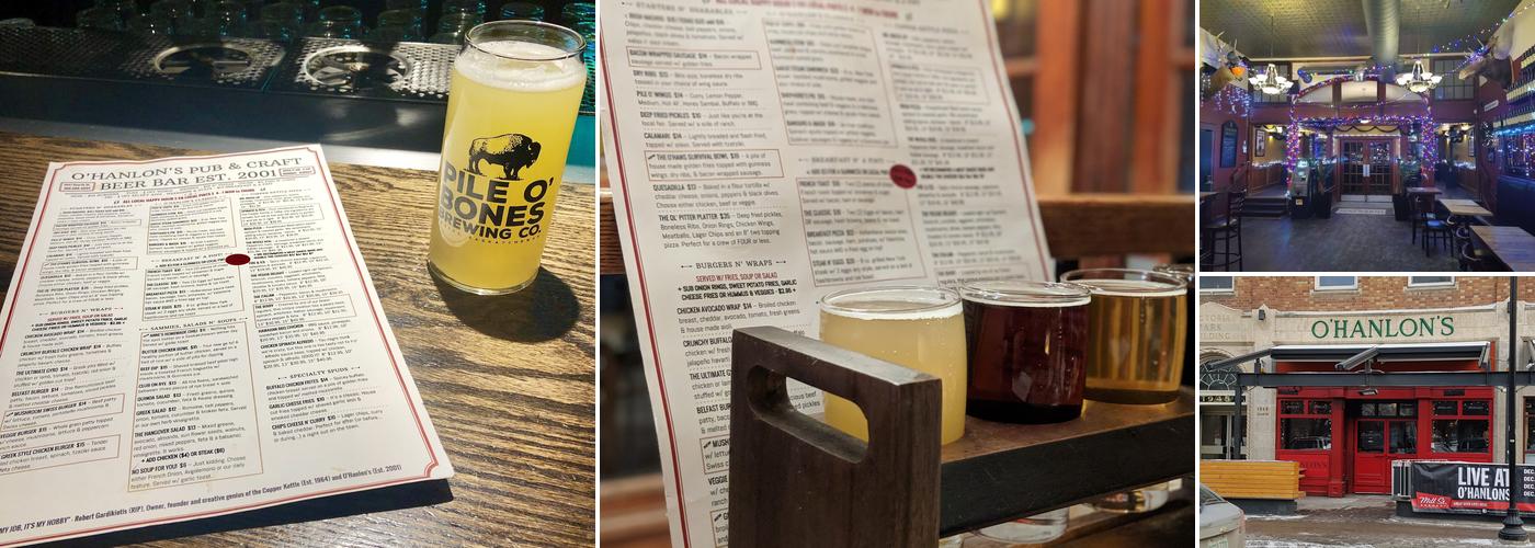 O'Hanlon's Irish Pub Menu