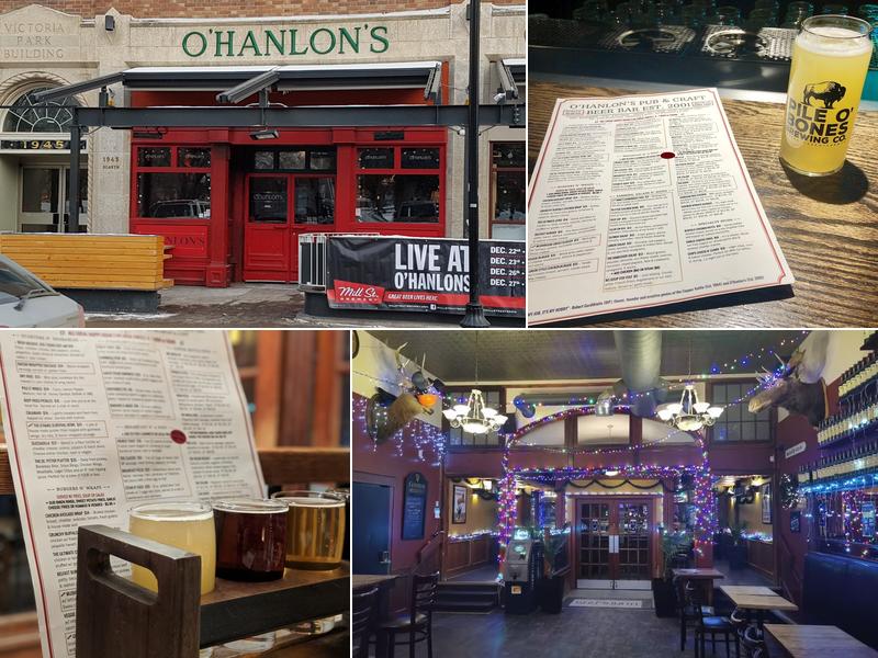 O'Hanlon's Irish Pub Menu