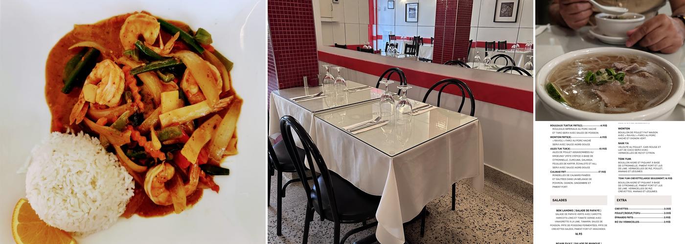 Restaurant Tuk Tuk Menu