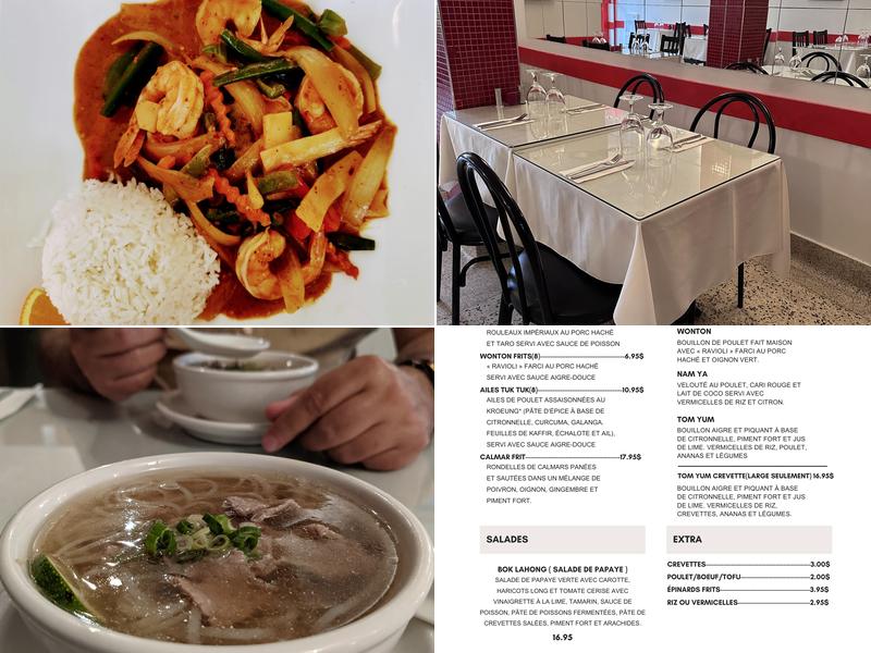 Restaurant Tuk Tuk Menu