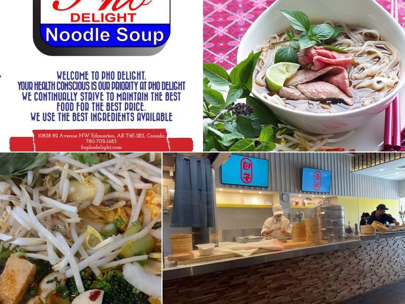 Pho Delight Noodle Shop Menu