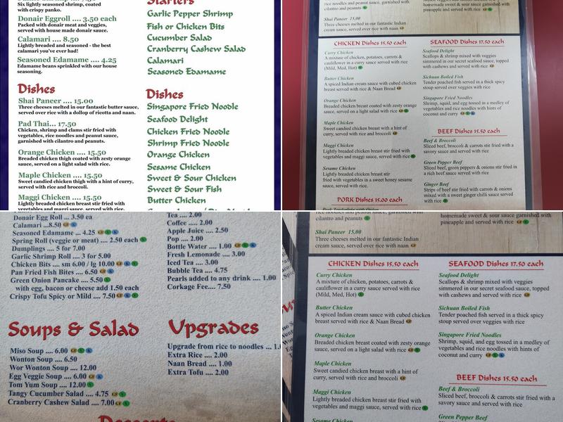 Soo Good Kitchen Menu