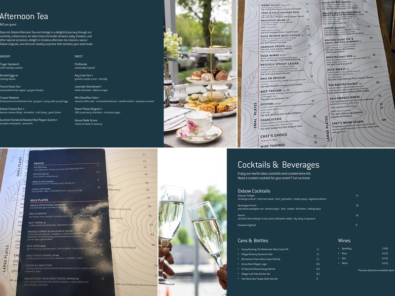 Oxbow Menu