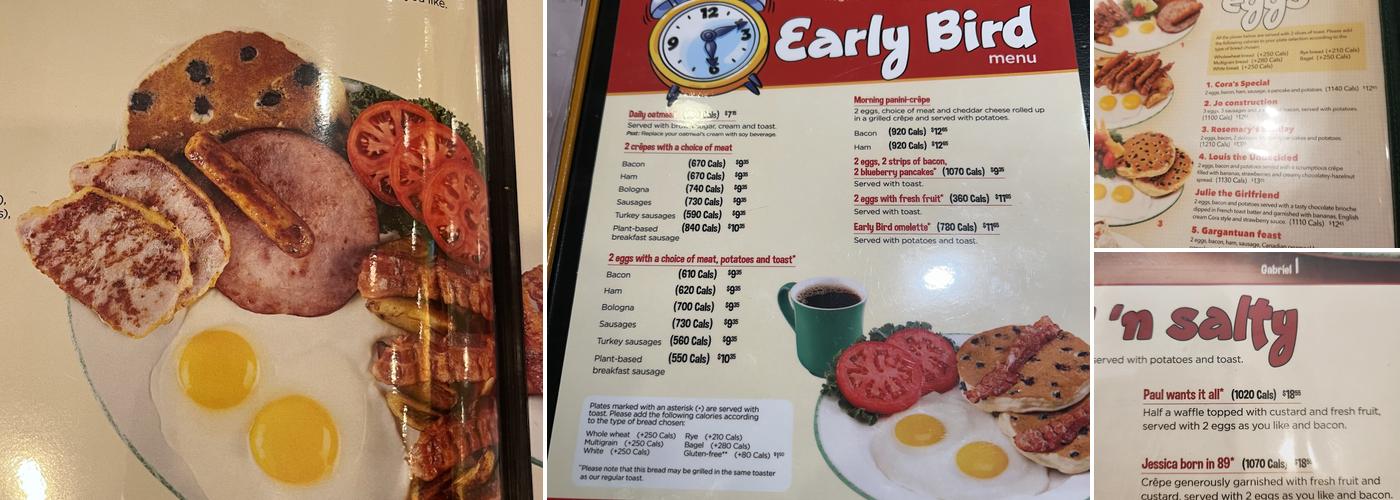 Cora Menu