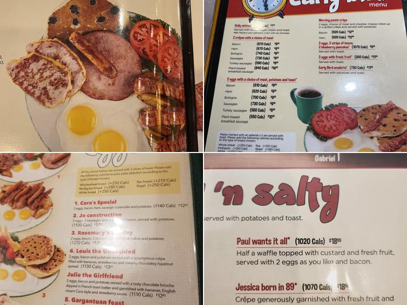 Cora Menu