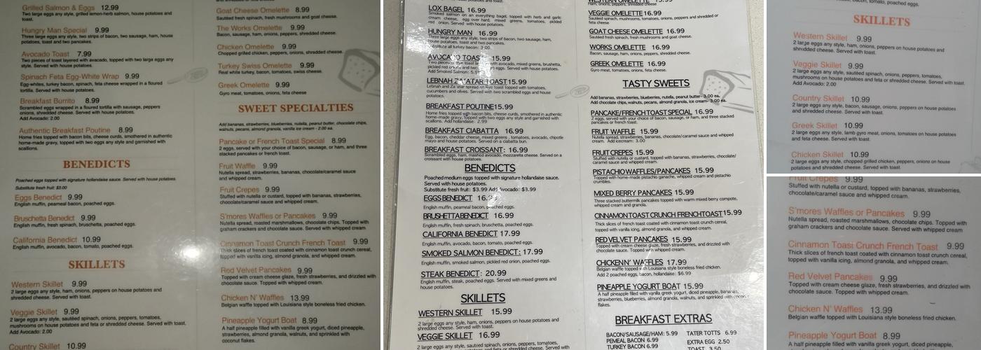TOAST Menu