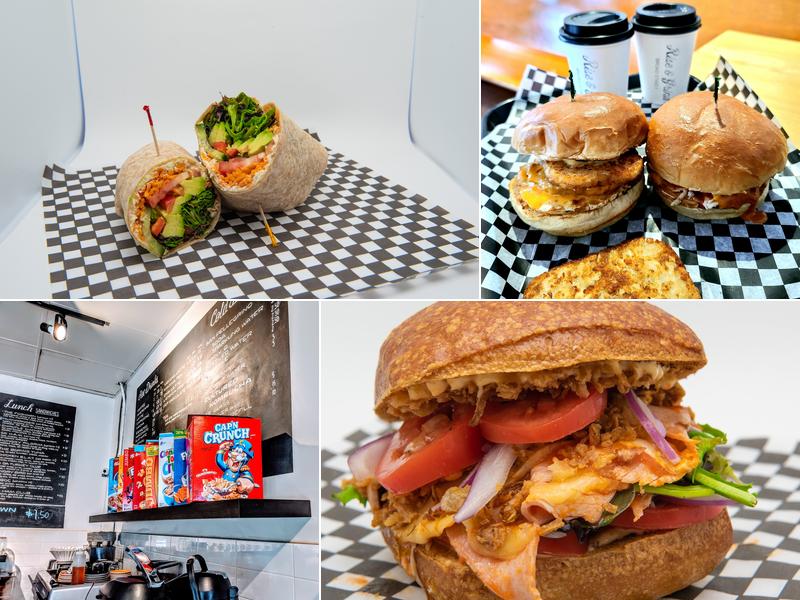 Rise and Grind Coffee & All Day Breakfast Sandwiches Menu