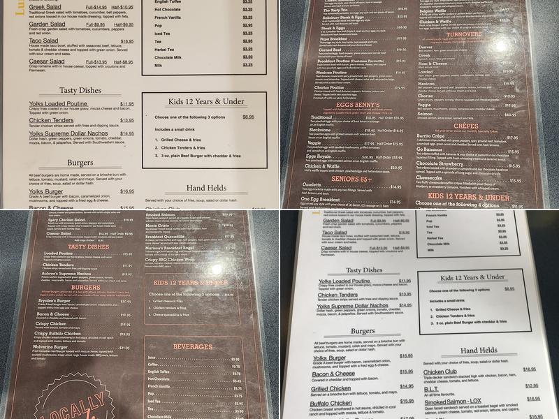 Aubree's Breakfast Menu