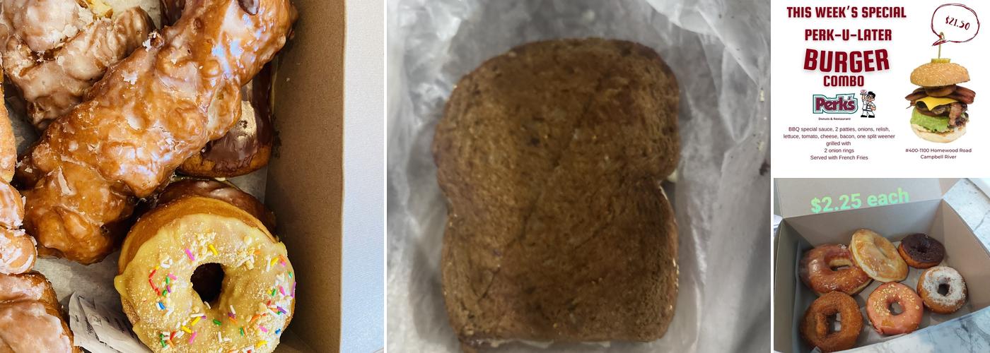 Perks Donuts Menu