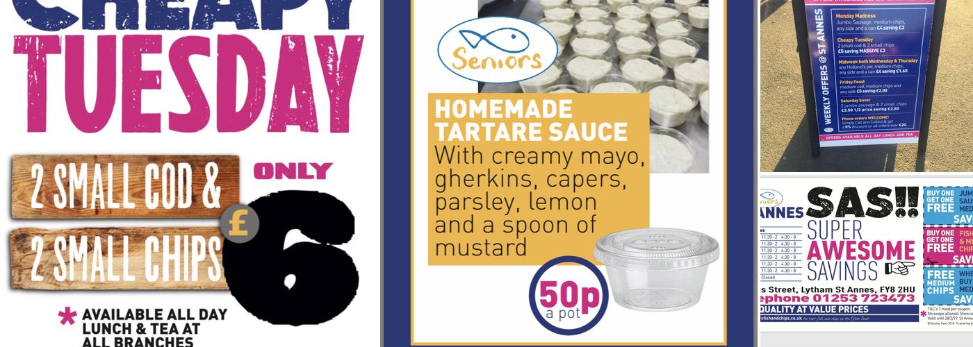 Seniors St Annes Menu