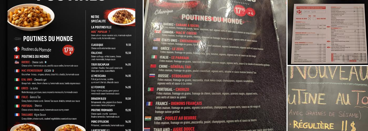Poutineville Menu