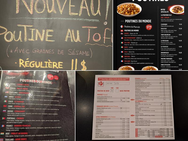Poutineville Menu