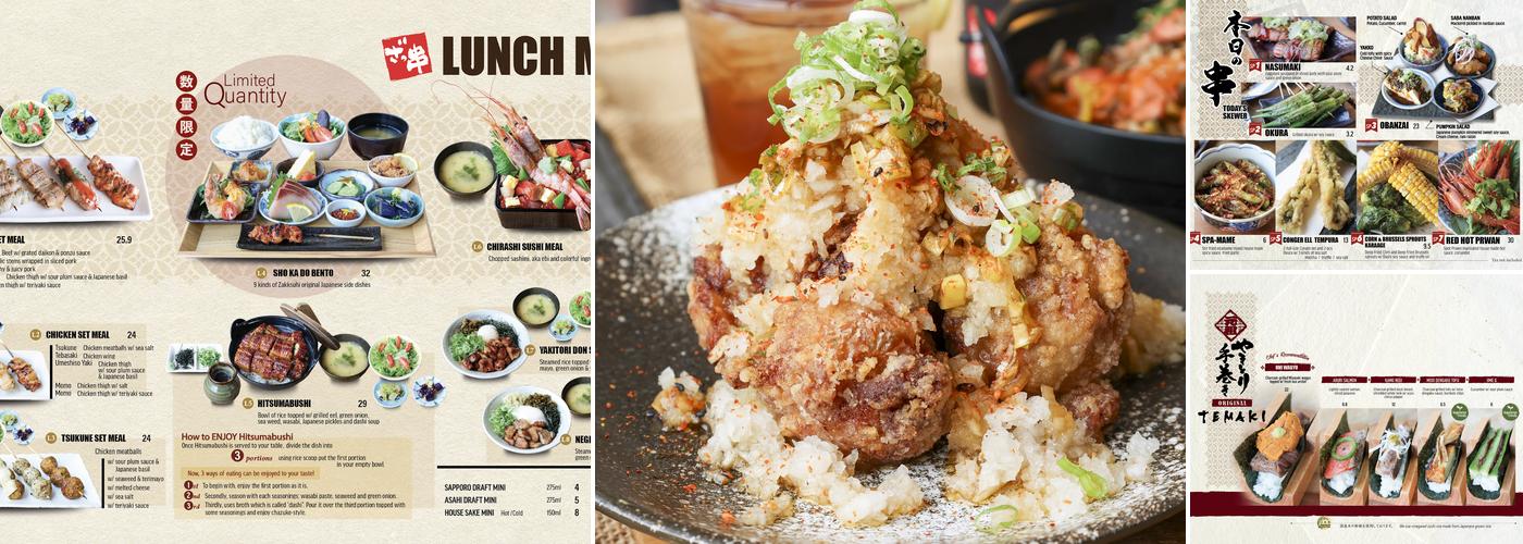 Zakkushi Dining on Main Menu