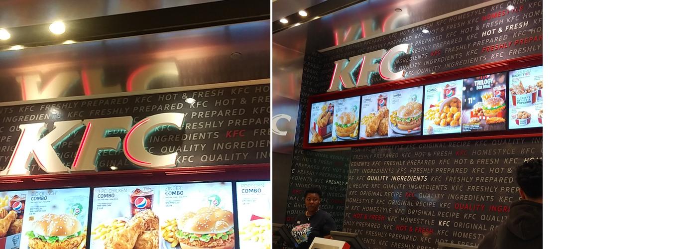 KFC Menu