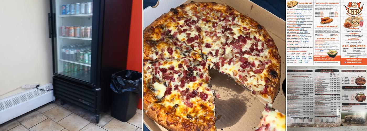 Say Cheese pizza & poutine Menu