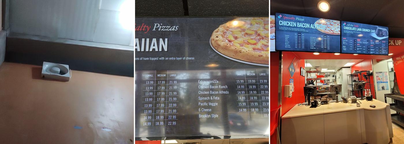 Domino's Pizza Menu