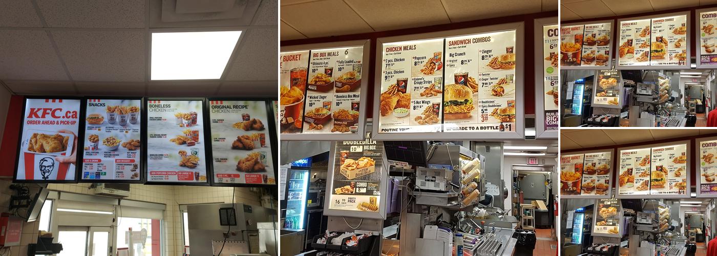 KFC Menu
