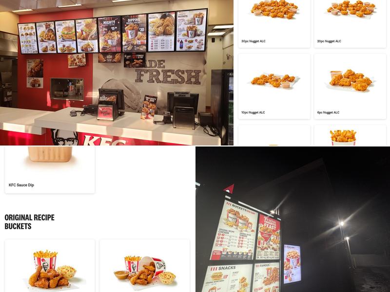 KFC Menu
