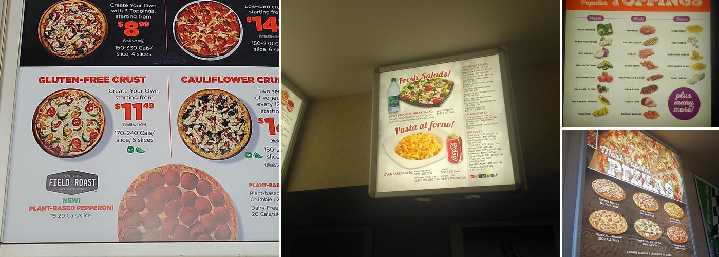 Pizza Pizza Menu