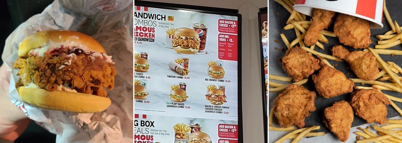 KFC Menu