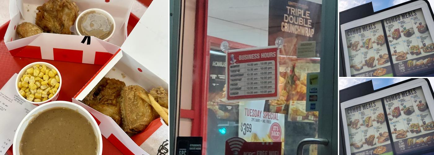 KFC Menu