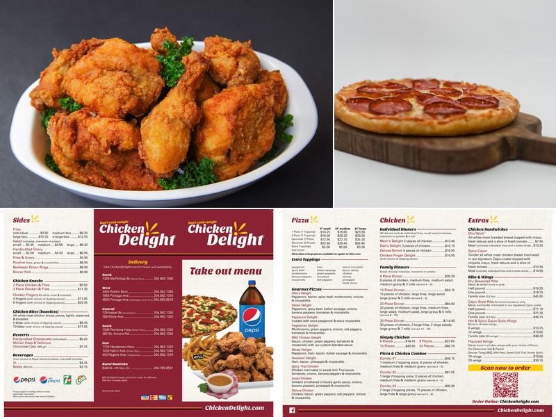 Chicken Delight | McPhillips St. Menu
