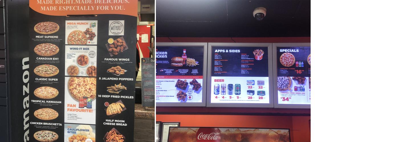 Pizza Pizza Menu