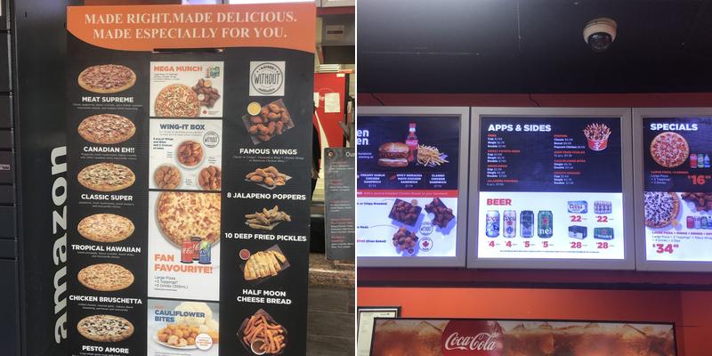Pizza Pizza Menu