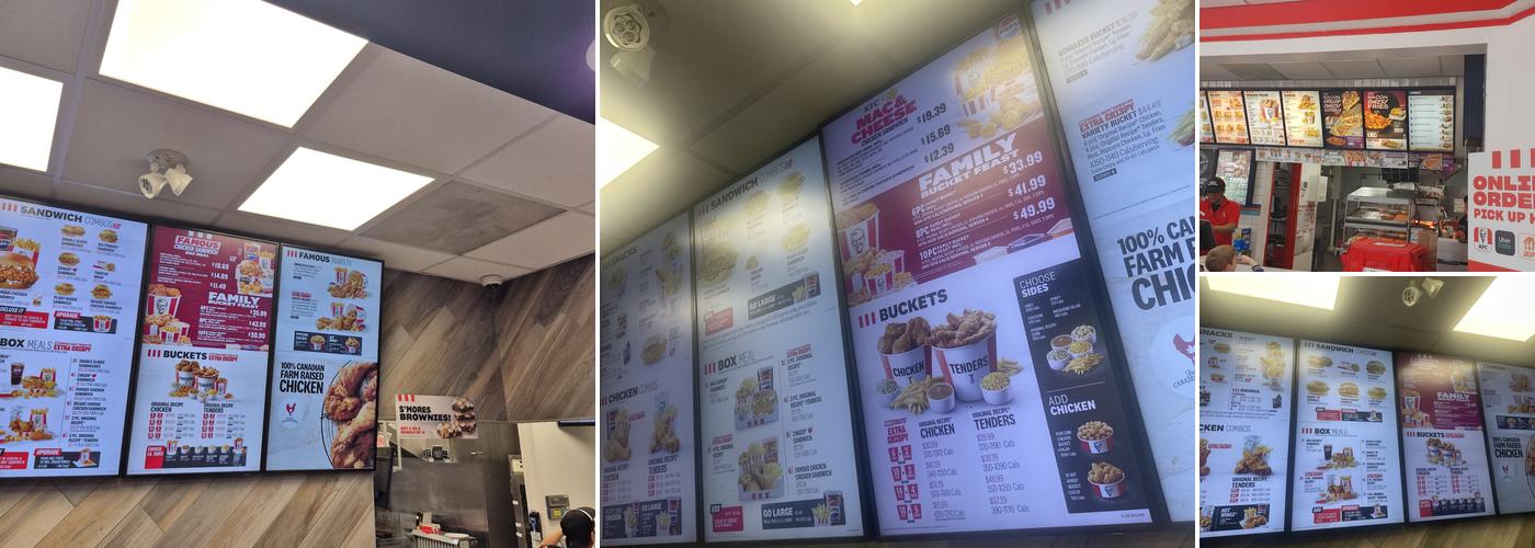 KFC Menu