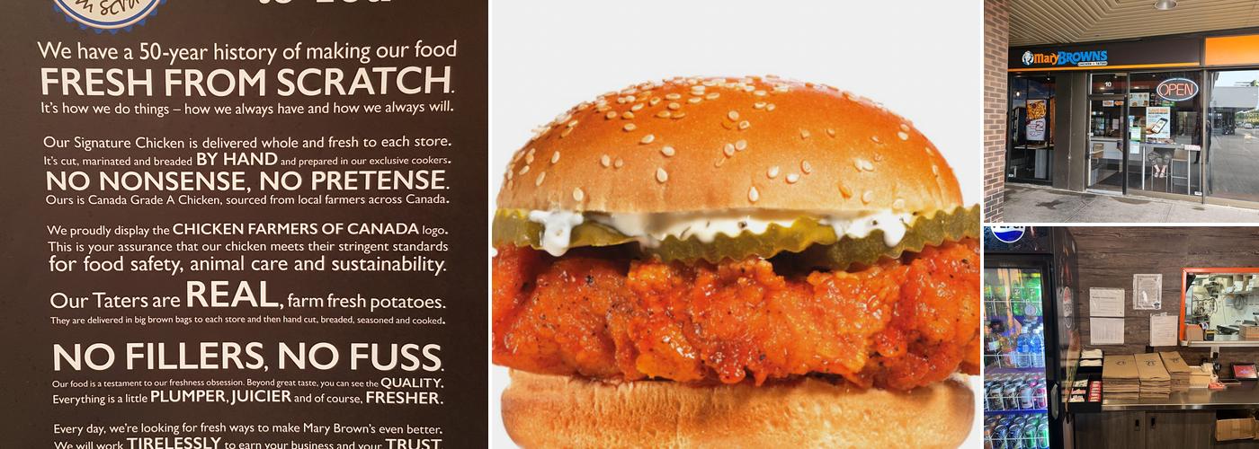 Mary Brown's Chicken Menu