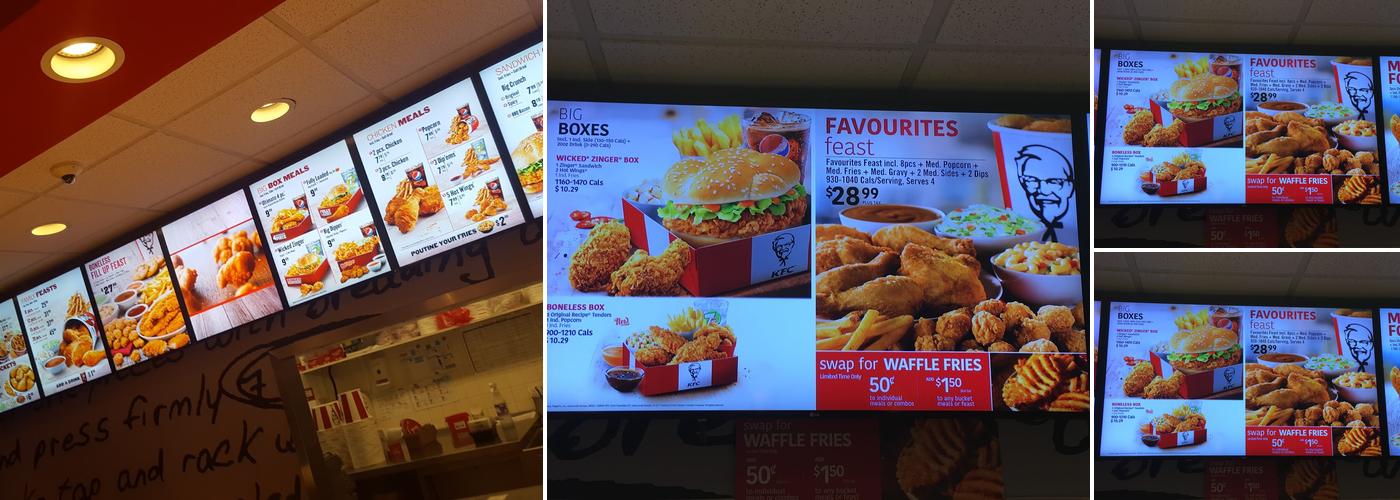 KFC Menu