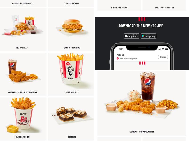 KFC Menu