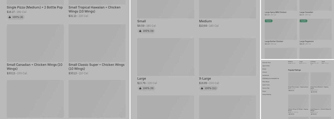 Pizza Pizza Menu