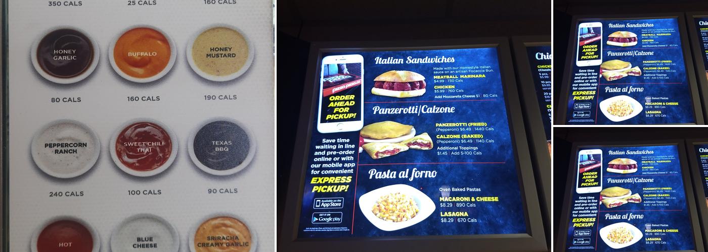 Pizza Pizza Menu